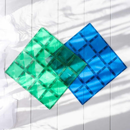 Connetix Tiles 2 Piece Base Plate Pack - Bueno Blocks