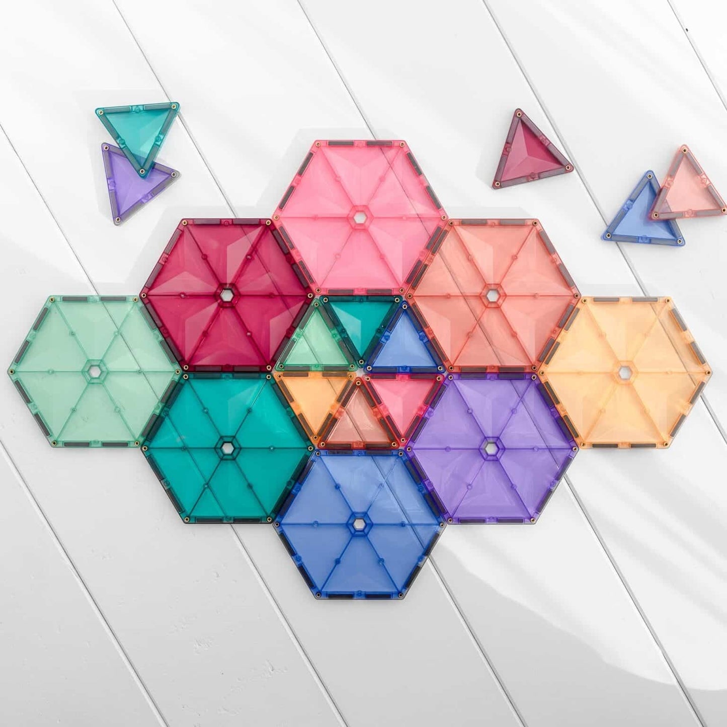 Connetix Tiles 40 Pieces Pastel Geometry Pack