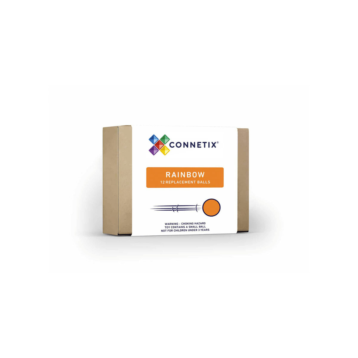 Connetix Tiles 12 Rainbow Replacement Ball Pack