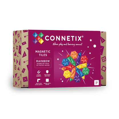 Connetix Tiles 30 Pieces Geometry Pack