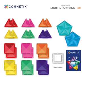 [Preorder ETA End Sept] CONNETIX Light Star Pack 28 pc