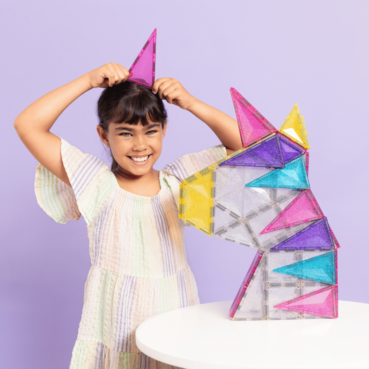 [Preorder ETA End Sept] CONNETIX Glitter Unicorn Pack 56pc