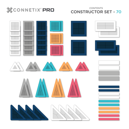 [Preorder ETA End Sept] CONNETIX PRO Constructor Set 70 pc