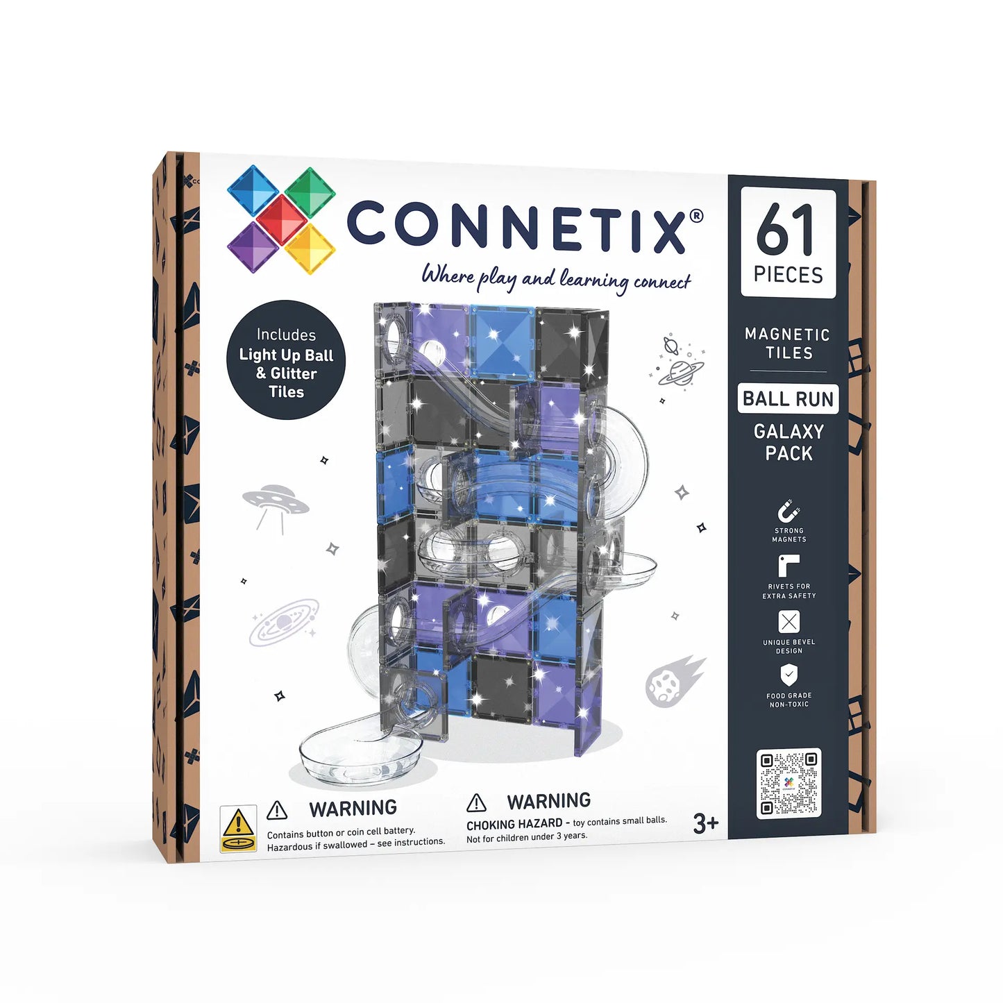 [Preorder ETA TBC] CONNETIX Ball Run Galaxy Pack 61pc