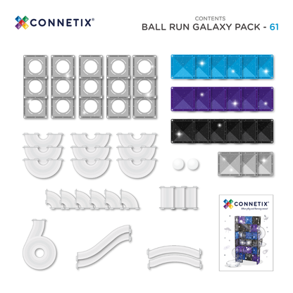 [Preorder ETA TBC] CONNETIX Ball Run Galaxy Pack 61pc