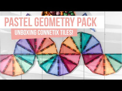 Connetix Tiles 40 Pieces Pastel Geometry Pack