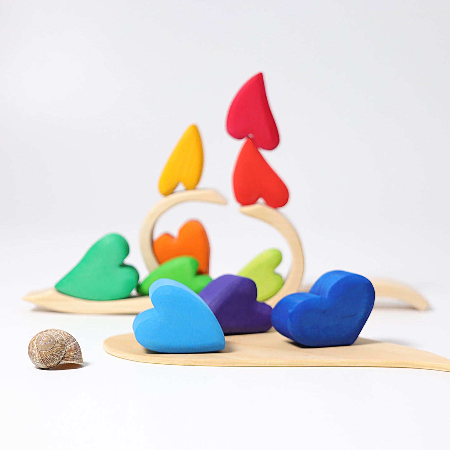 Grimm's Rainbow Hearts - Bueno Blocks
