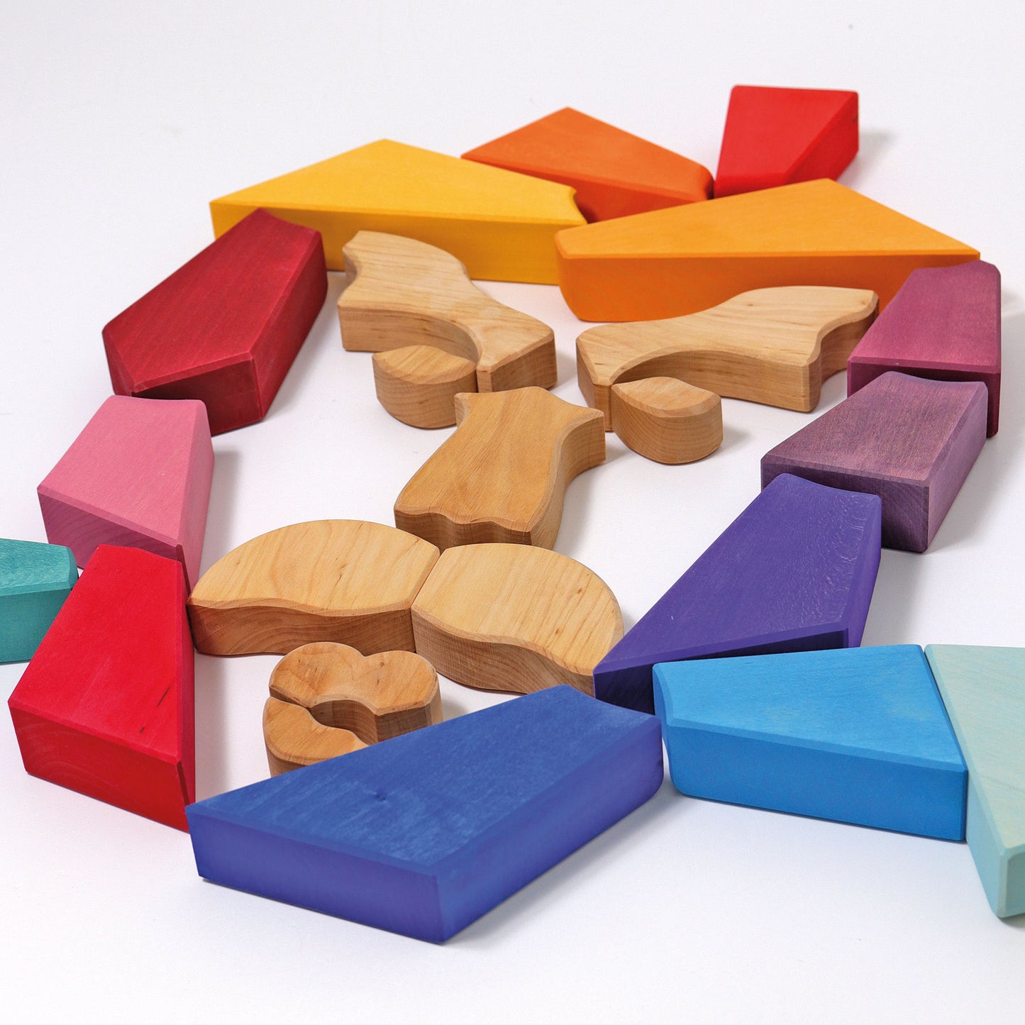 Grimm's Building Set Rainbow Lion - Bueno Blocks