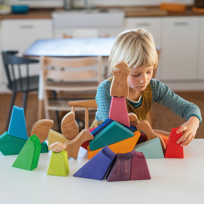 Grimm's Building Set Rainbow Lion - Bueno Blocks