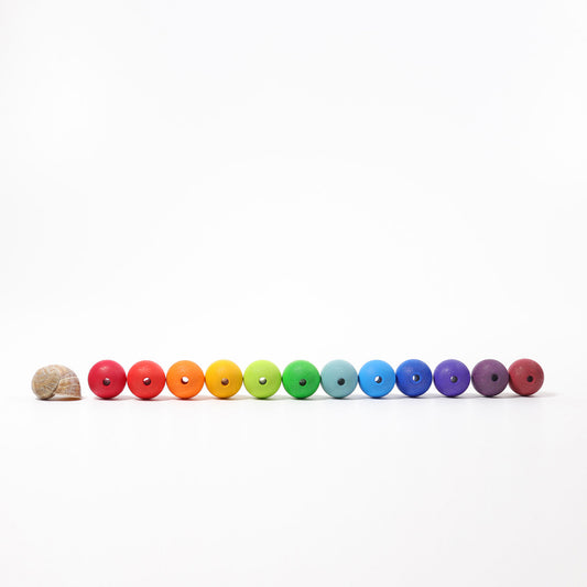 GRIMM'S 36 Large Wooden Beads