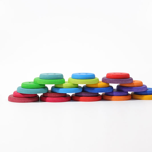 GRIMM'S Large Rainbow Buttons