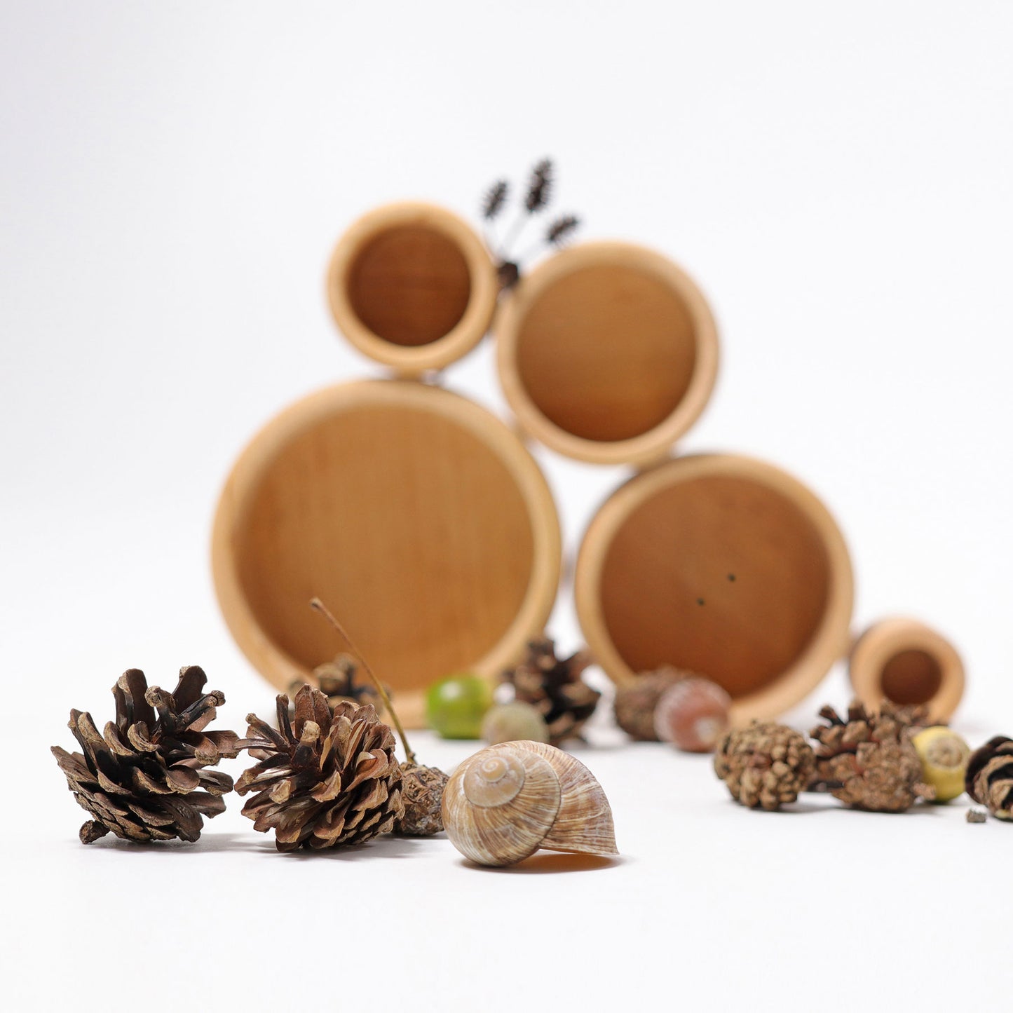 Grimm's Set of Bowls Natural - Bueno Blocks