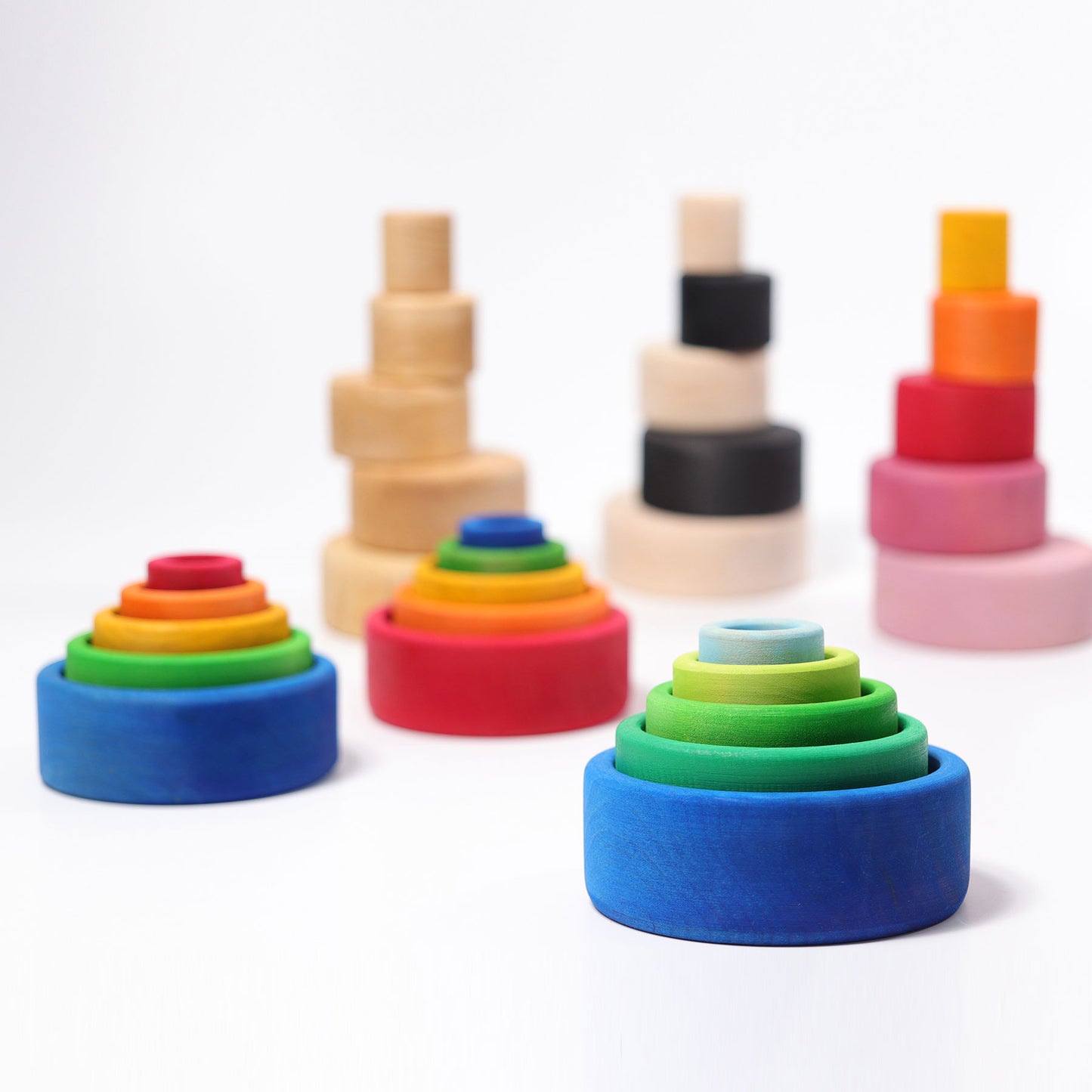 Grimm's Set of Bowls Natural - Bueno Blocks