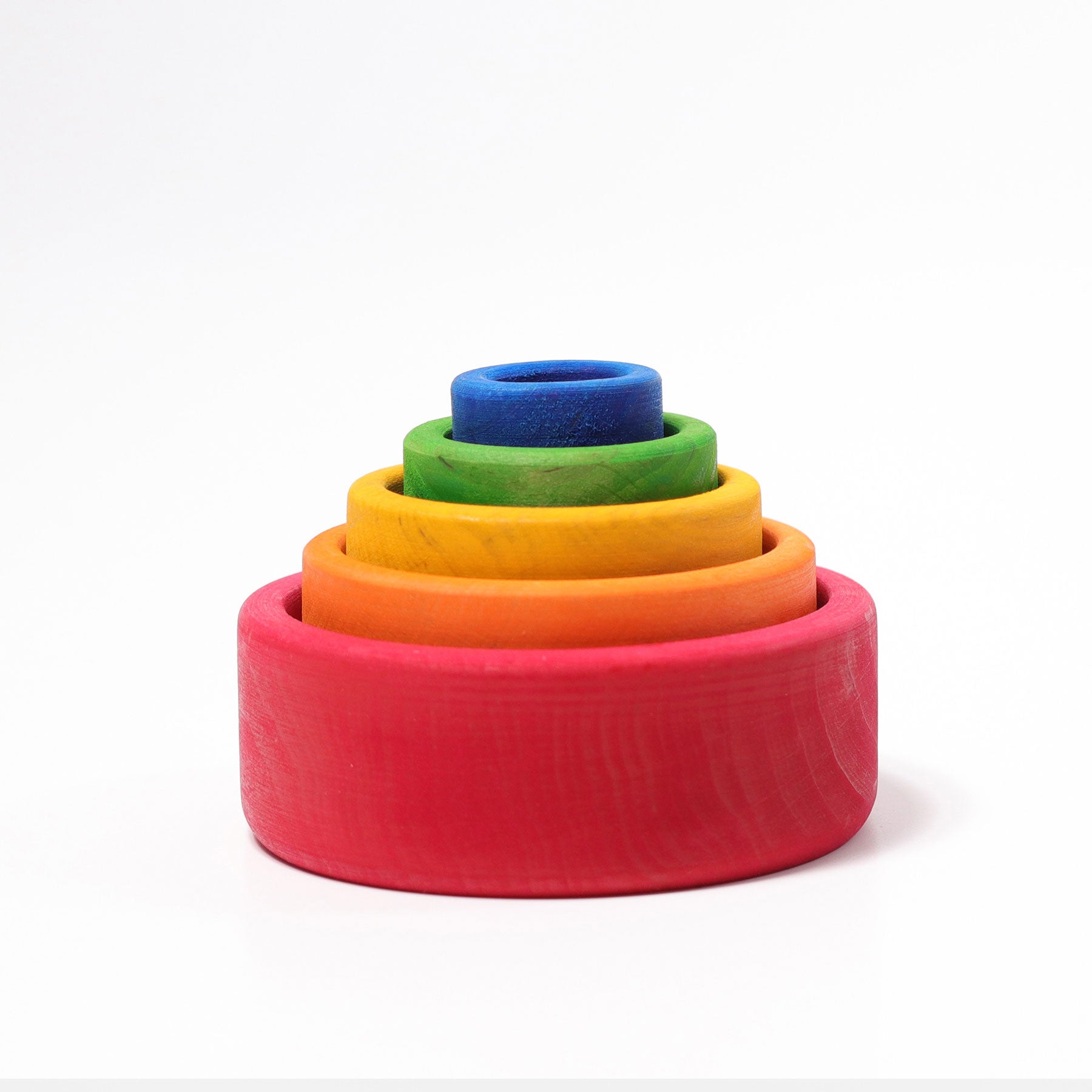 Grimm's Set of Bowls Red - Bueno Blocks