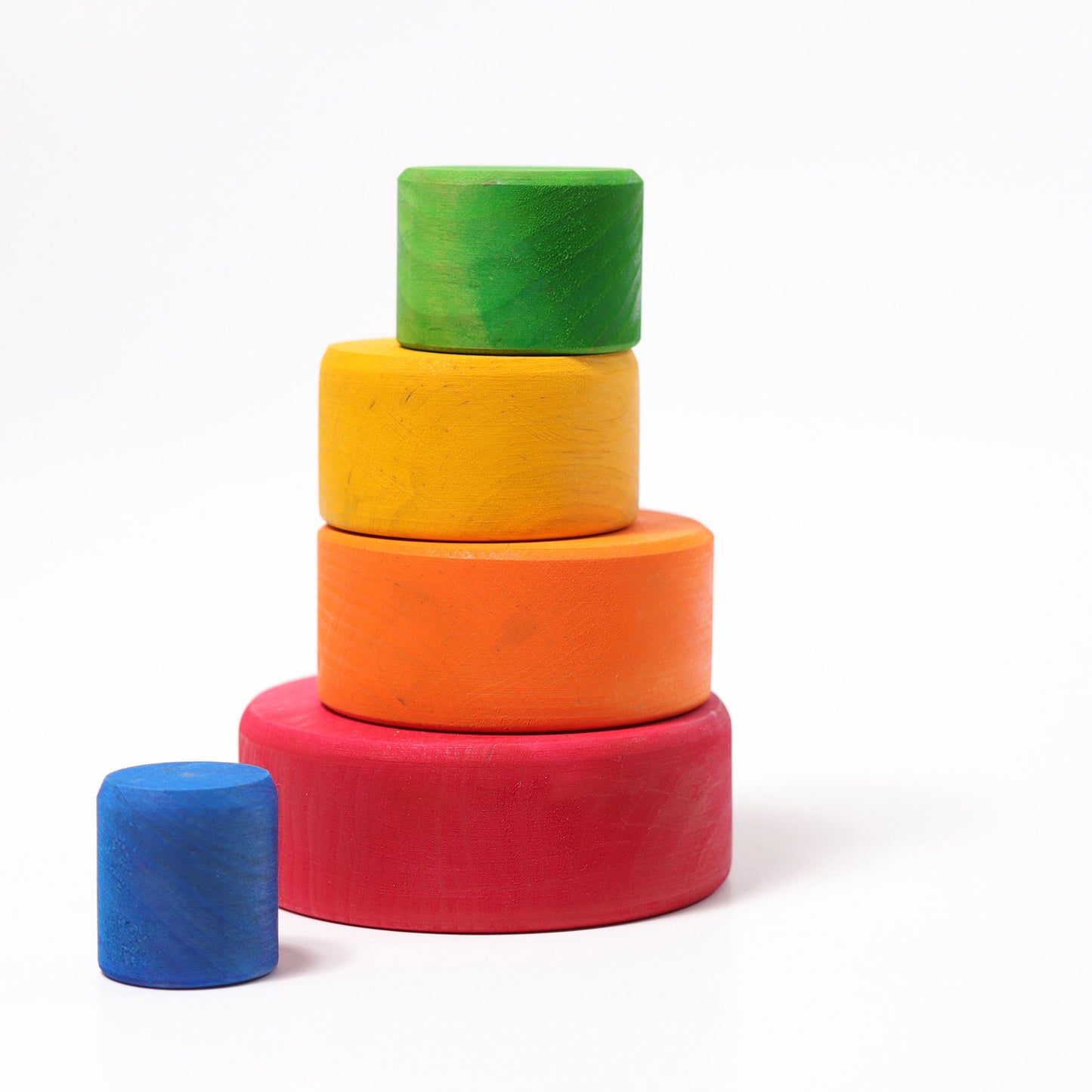 Grimm's Set of Bowls Red - Bueno Blocks