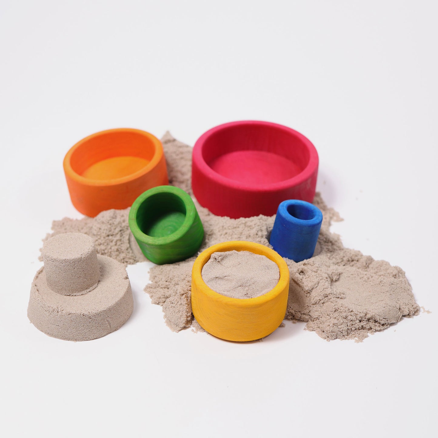 Grimm's Set of Bowls Red - Bueno Blocks