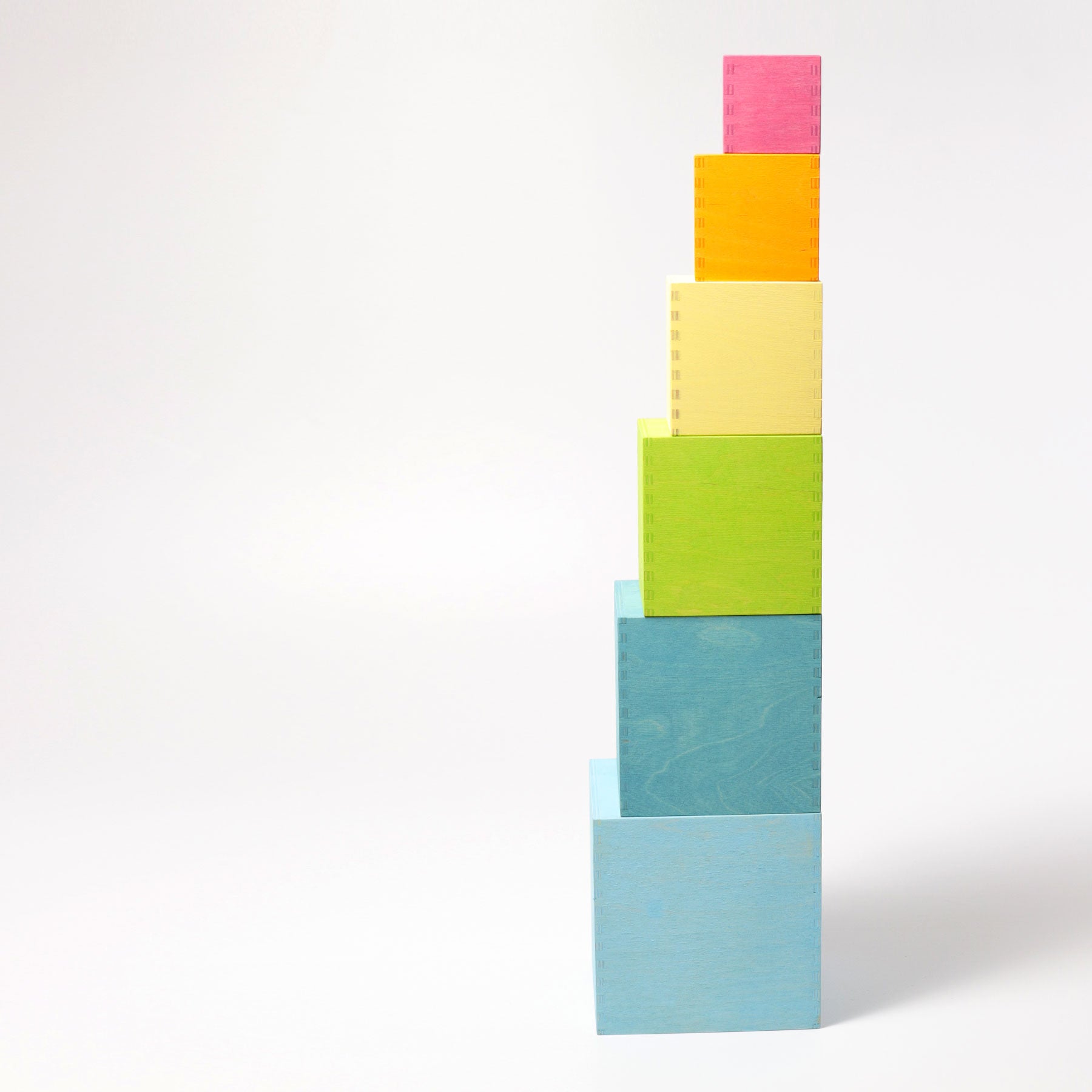 Grimm's Large Set of Boxes Pastel - Bueno Blocks