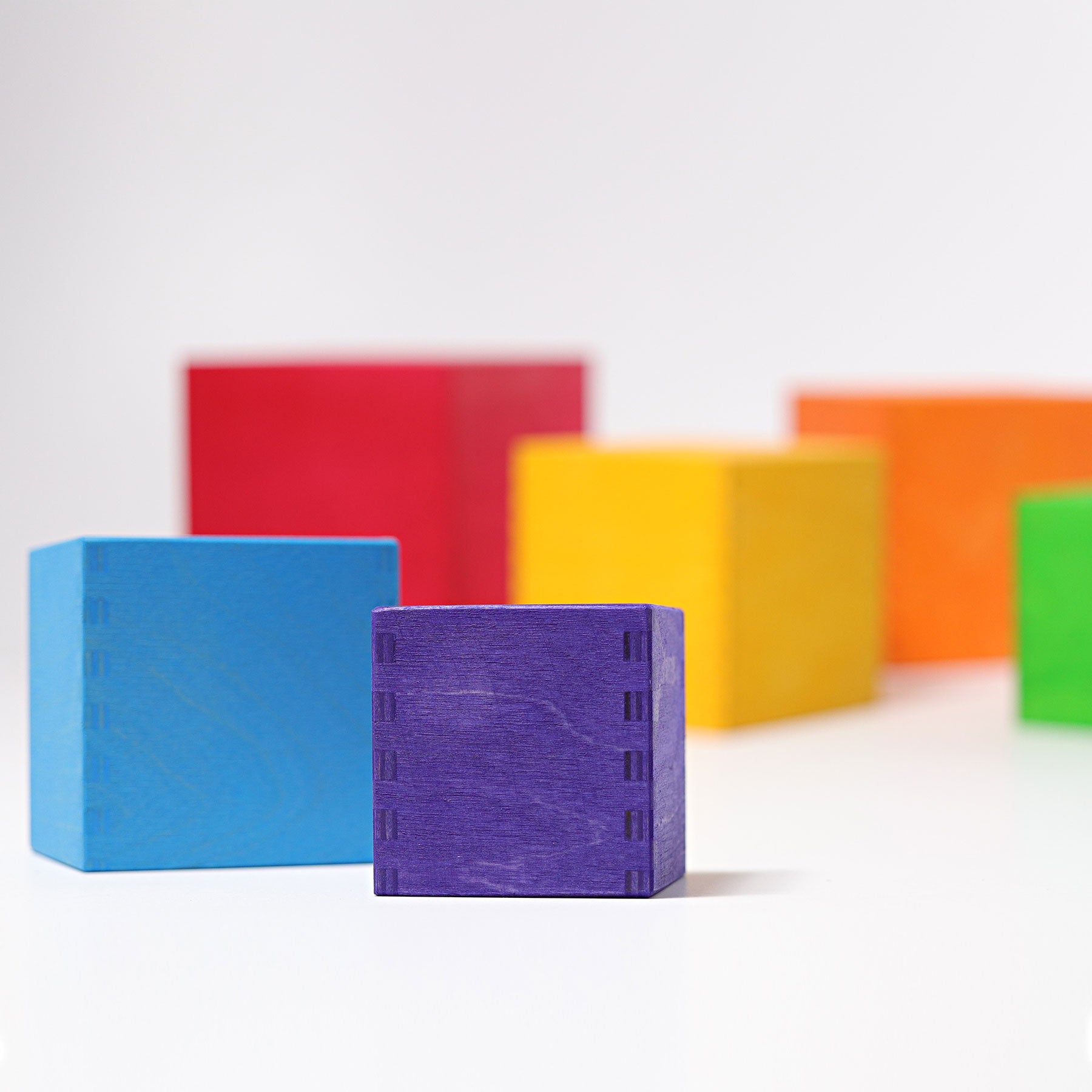 Grimm's Large Set of Boxes Rainbow - Bueno Blocks