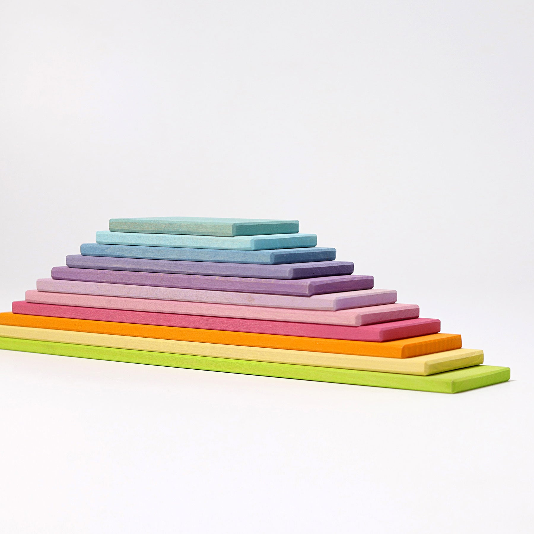 Grimm's Pastel Building Boards - Bueno Blocks