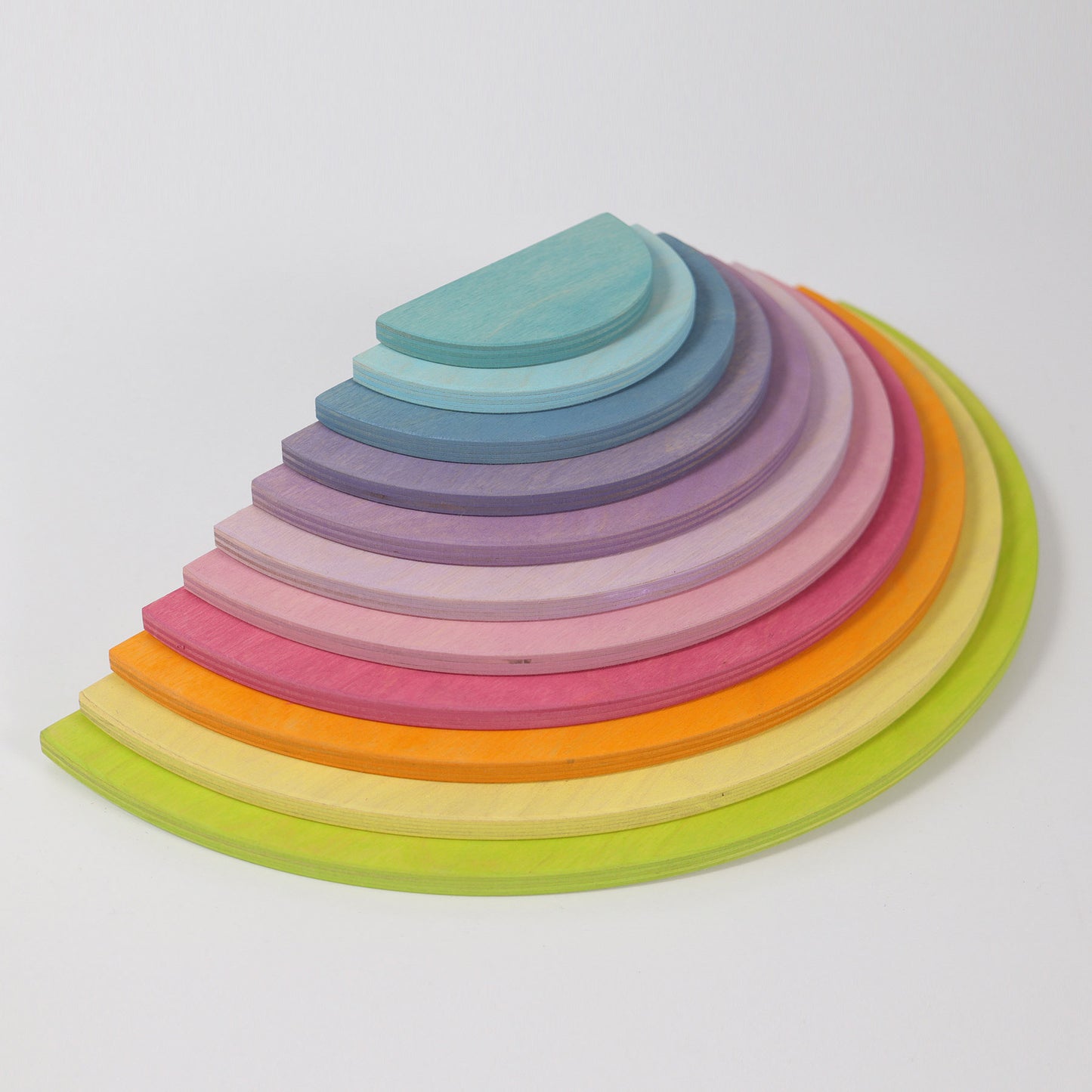 Grimm's Pastel Semi Circles - Bueno Blocks