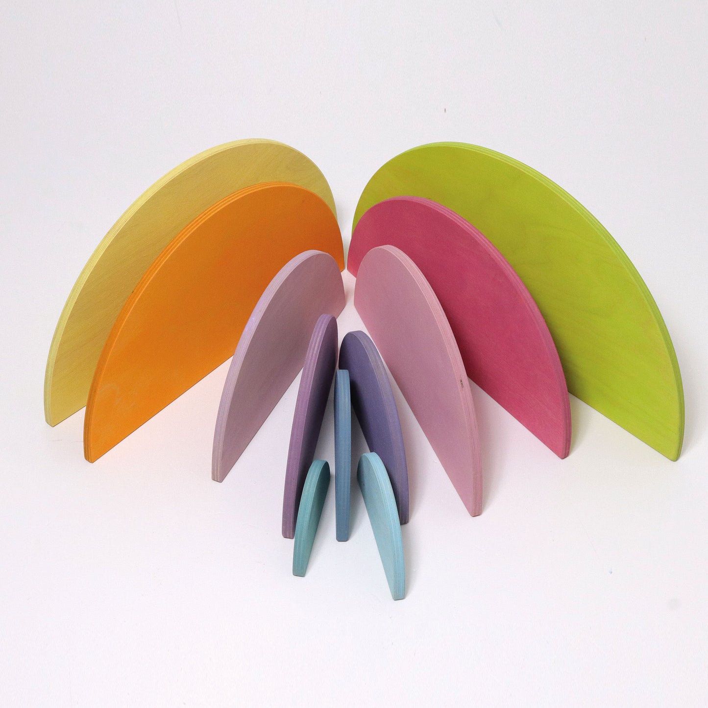 Grimm's Pastel Semi Circles - Bueno Blocks