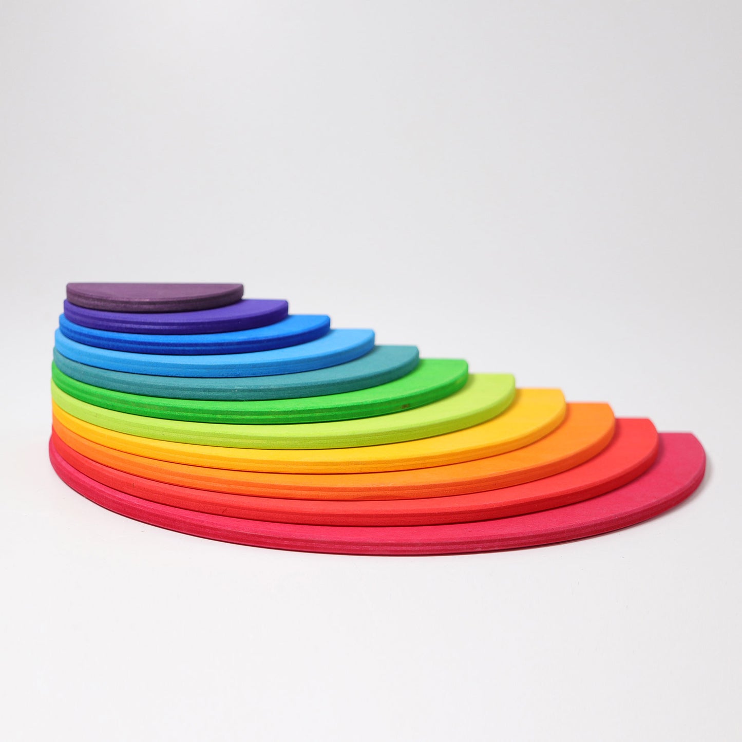 Grimm's Rainbow Semi Circles - Bueno Blocks