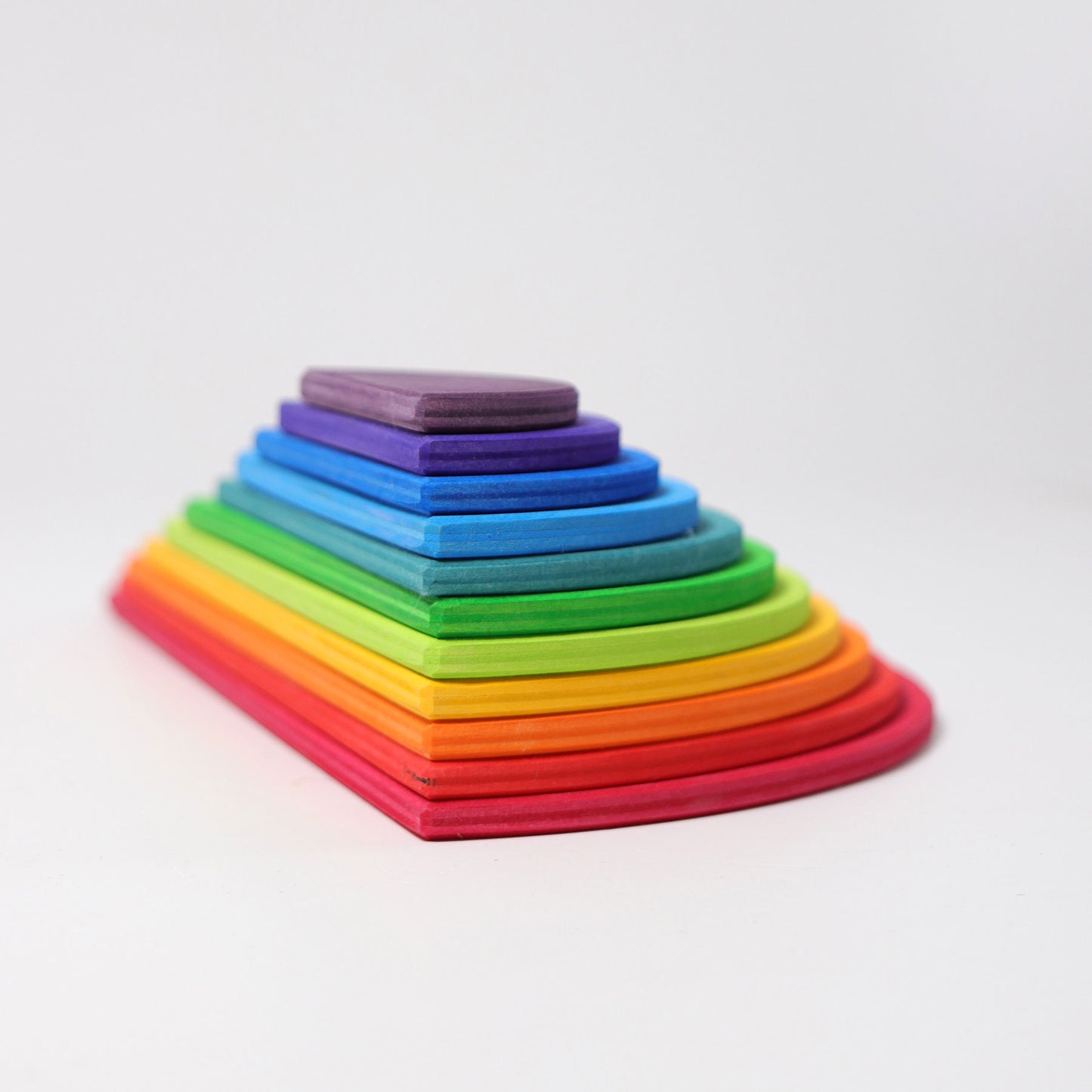 Grimm's Rainbow Semi Circles - Bueno Blocks