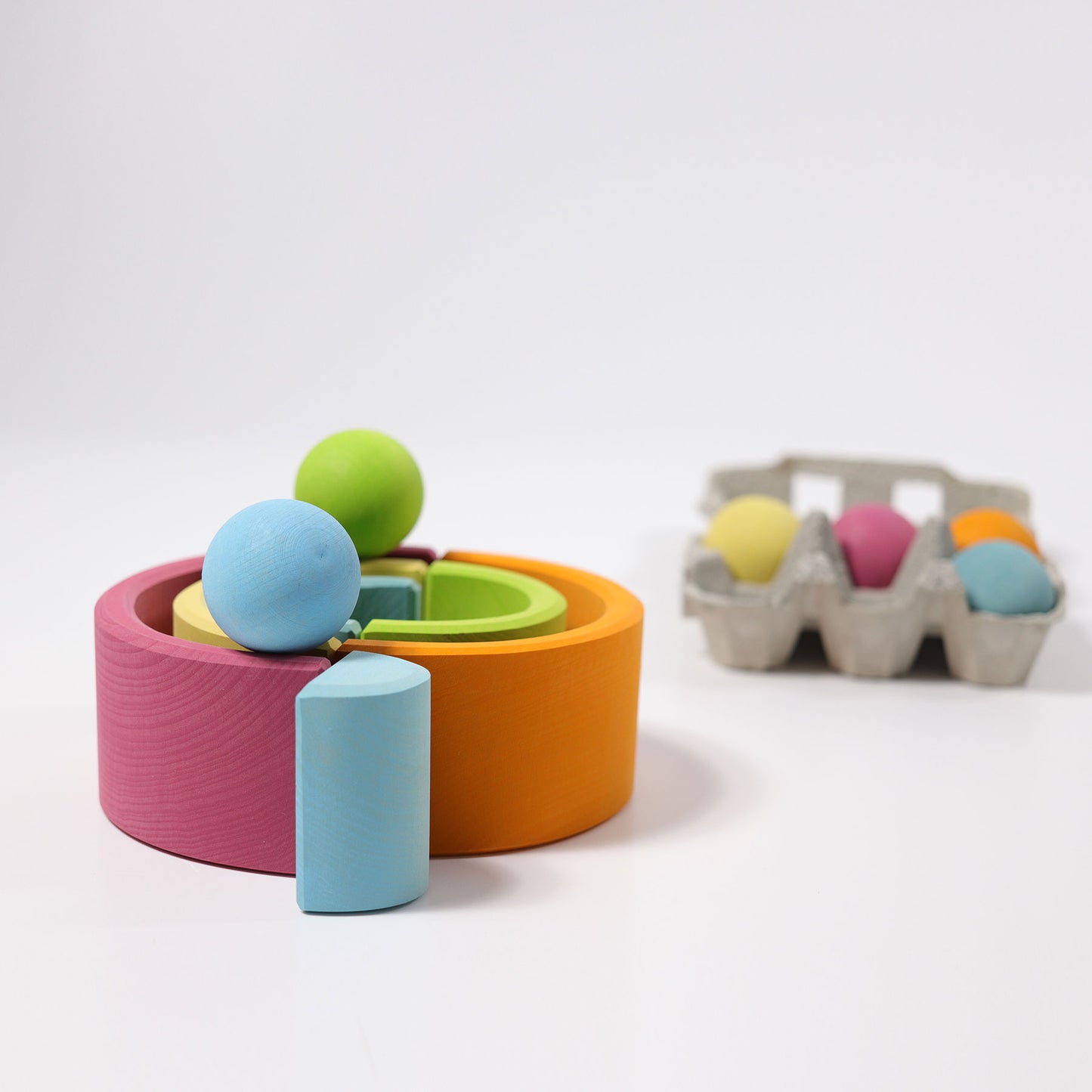 Grimm's Rainbow Pastel - Bueno Blocks