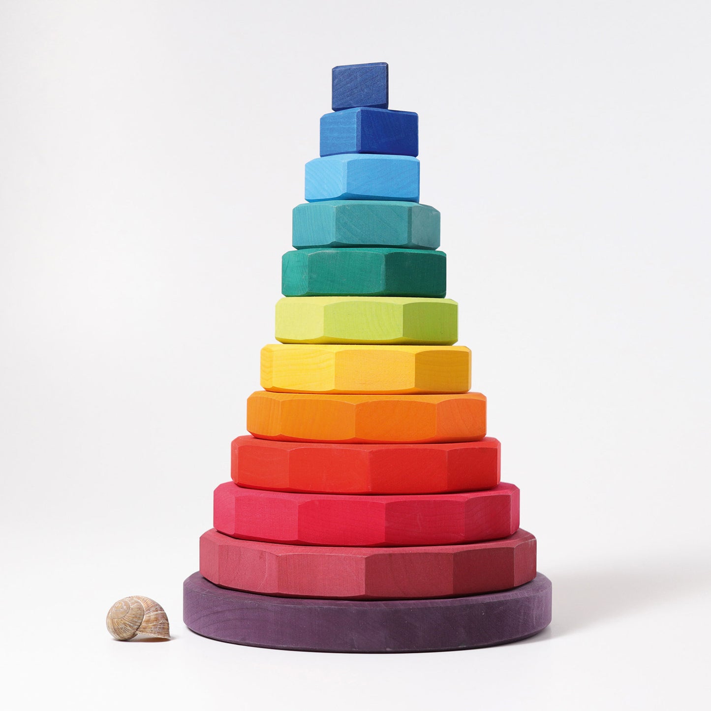 Grimm's Giant Geometrical Stacking Tower - Bueno Blocks