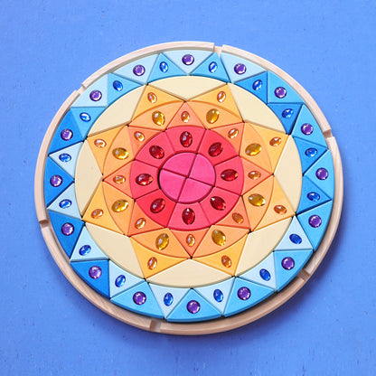Grimm's Sparkling Mandala Sun - Bueno Blocks