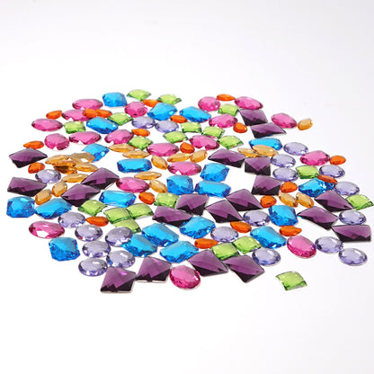 Grimm's 140 Giant Acrylic Glitter Stones