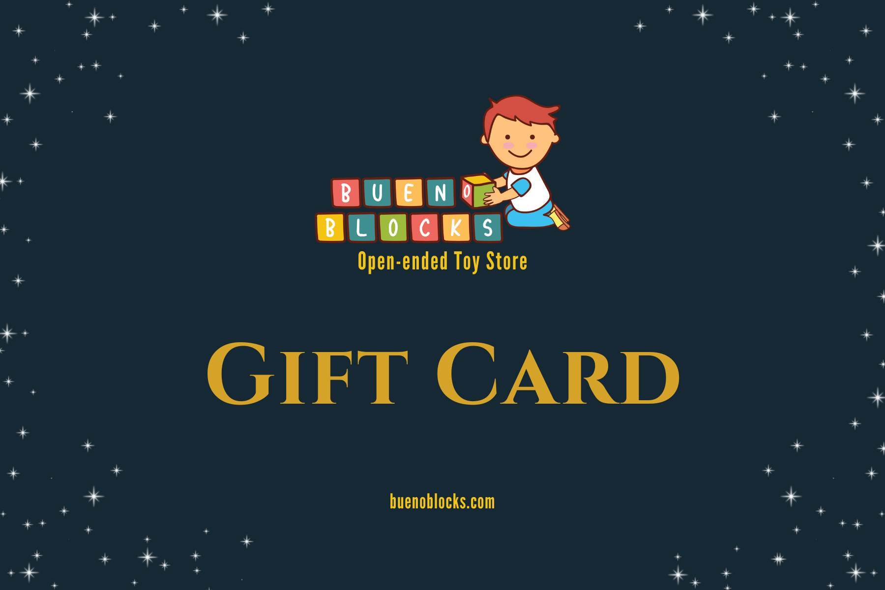Bueno Blocks Gift Card - Bueno Blocks