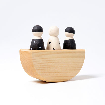Grimm's Three in a Boat Monochrome - Bueno Blocks