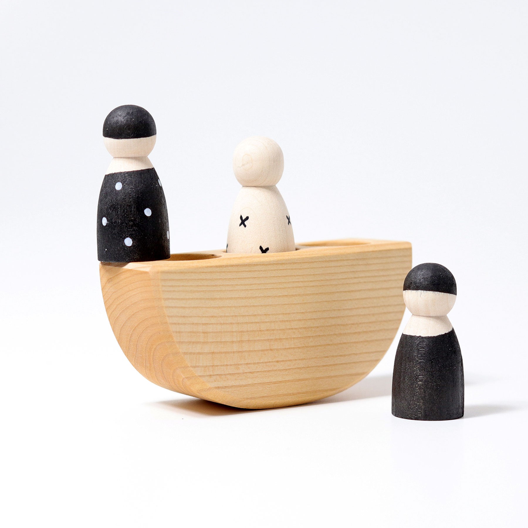 Grimm's Three in a Boat Monochrome - Bueno Blocks