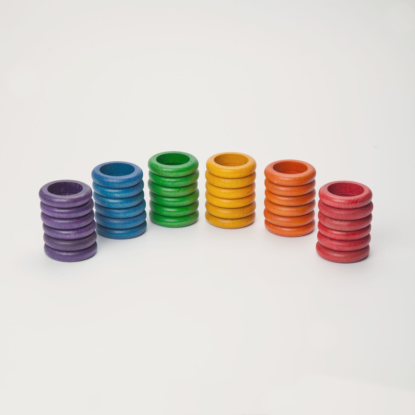 Grapat Rings (6 Rainbow Colours) - Bueno Blocks
