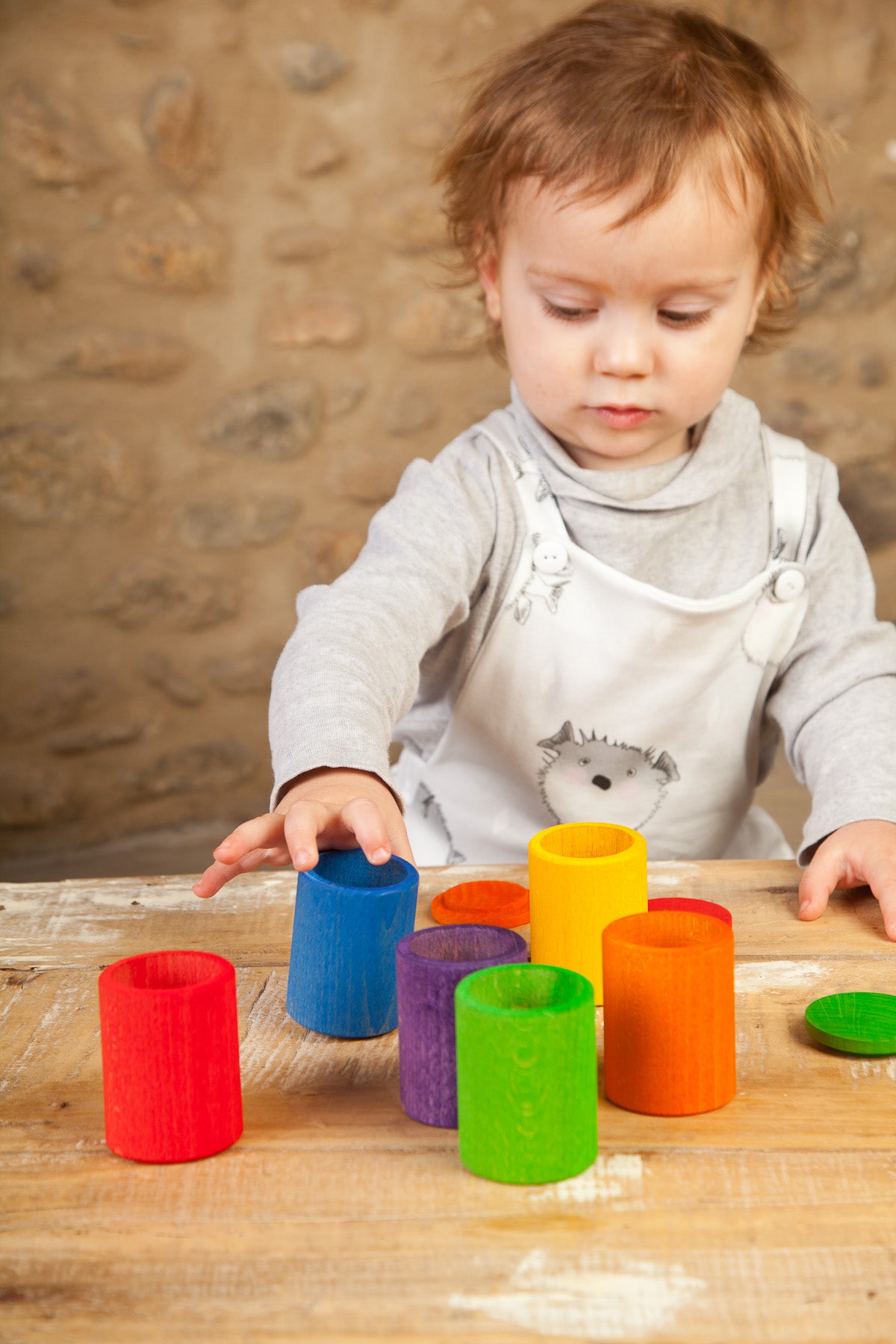 Grapat Coloured Cups with Cover - Bueno Blocks
