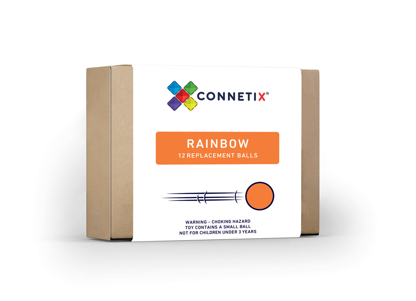 Connetix Tiles 12 Rainbow Replacement Ball Pack