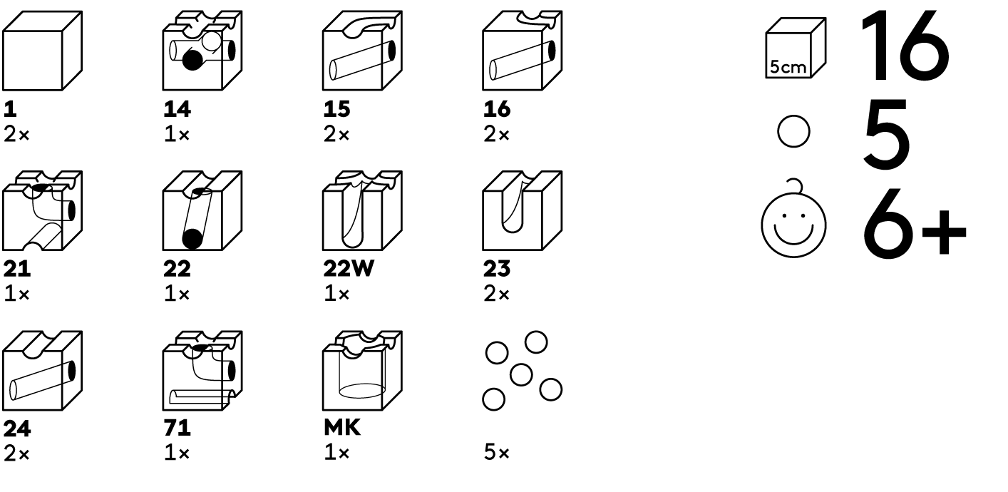 Cuboro SPEED (Extra Set)